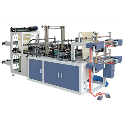 Double Layer Continuous Roll Bag Making Machine